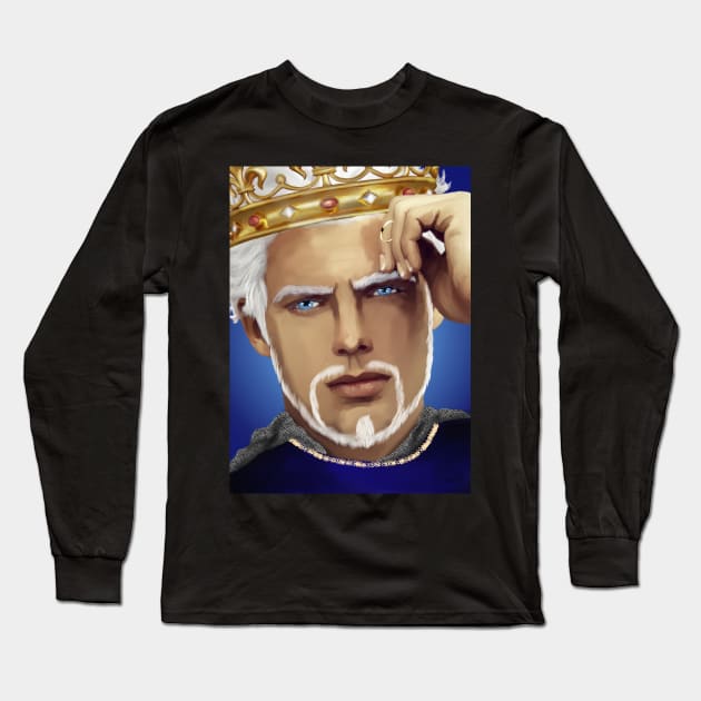 Saint Edward the Confessor Long Sleeve T-Shirt by MaureenMarlowe